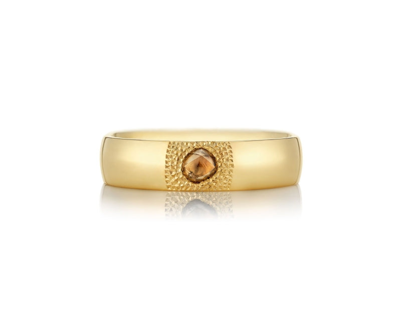 DBES-R102387 Couple Ring Secret Pit Pattern