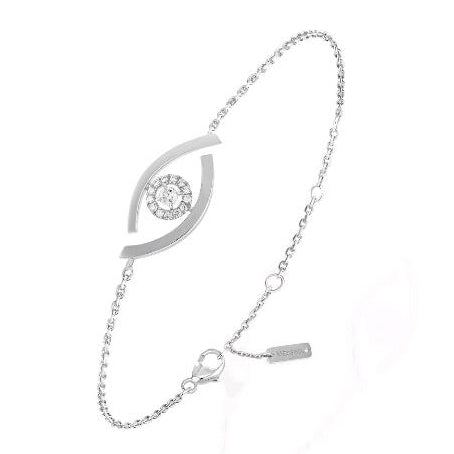 MSK-10034 eye bracelet light gold, eyes