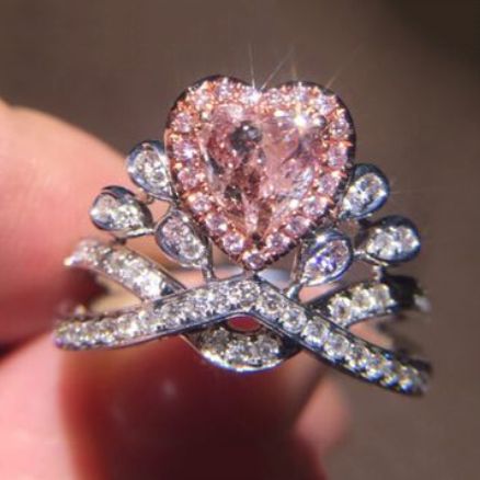 SM-451195 Crown Heart Shape Main Stone