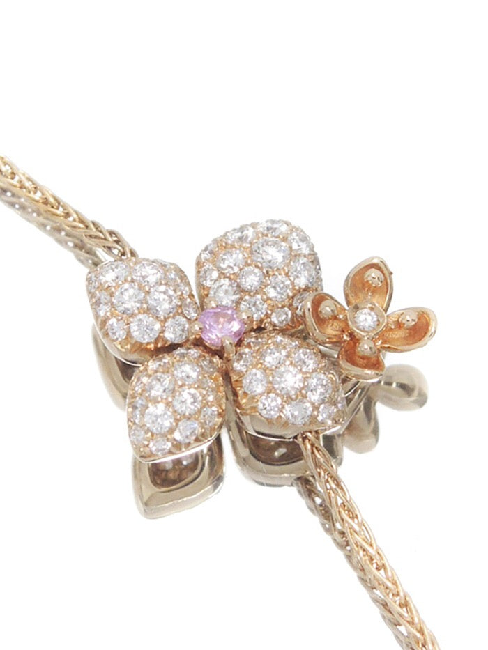 SM-083525 Hydrangea Full Diamond Bracelet