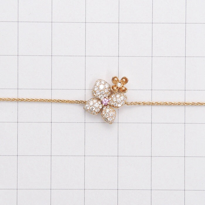 SM-083525 Hydrangea Full Diamond Bracelet