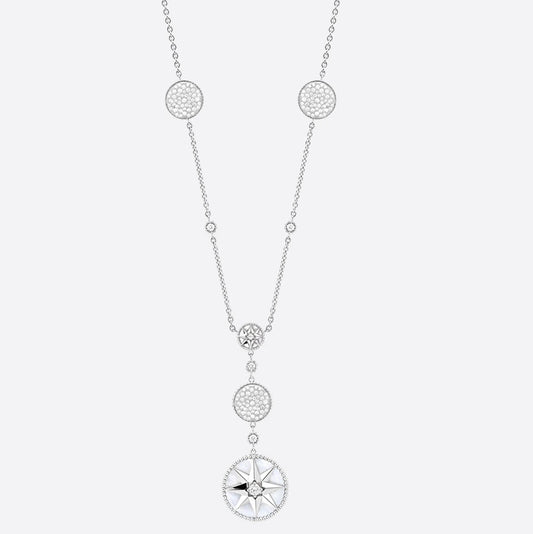 DA-JRDV94027 star disc full diamond necklace