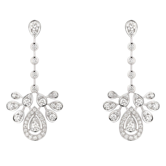 SM-083102 crown earrings drop earrings