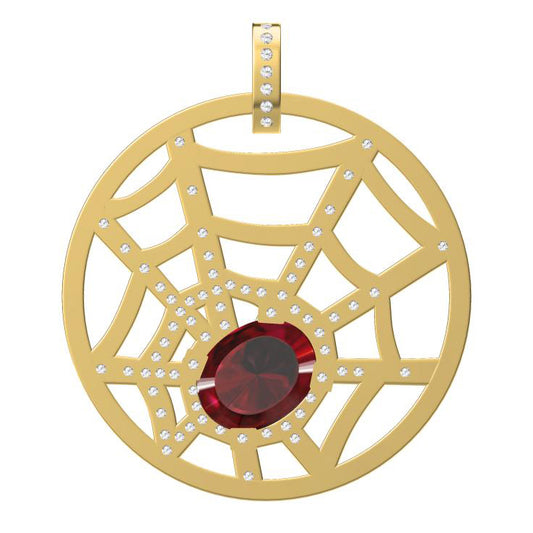 SM-332078 Spider Web Pendant