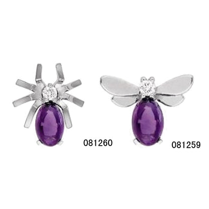 SM-081411/081412 insect series, bee earrings