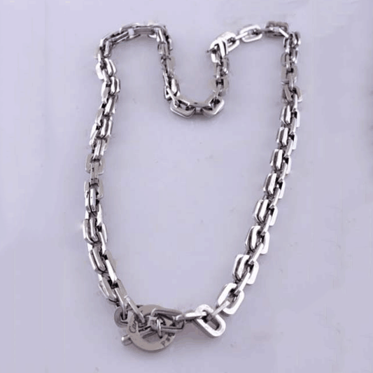 KDY-H6659565-cross egg-shaped chain necklace