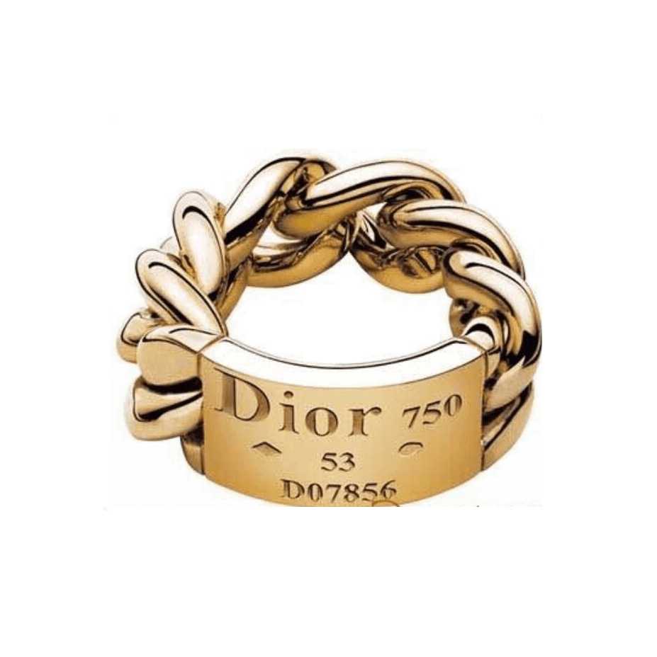 DA-D07856 9.4MM光金扭绳链子戒指