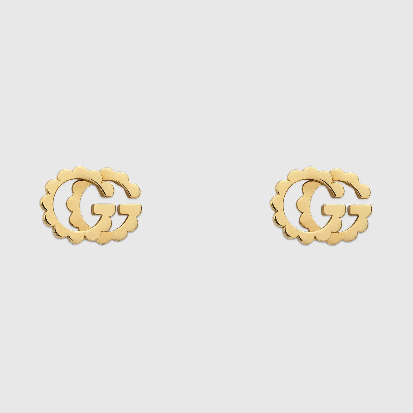 GC-481677 11.6x8.8mm金珠字母双G耳钉