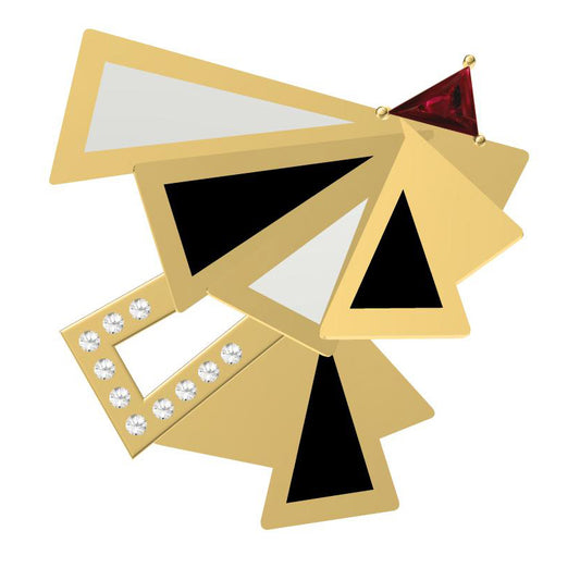 SM-220843 triangle brooch