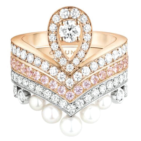 SM-373434 round center diamond and pearl ring