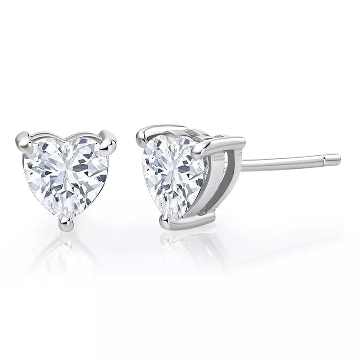 TIF64178208 three-prong heart-shaped diamond earrings