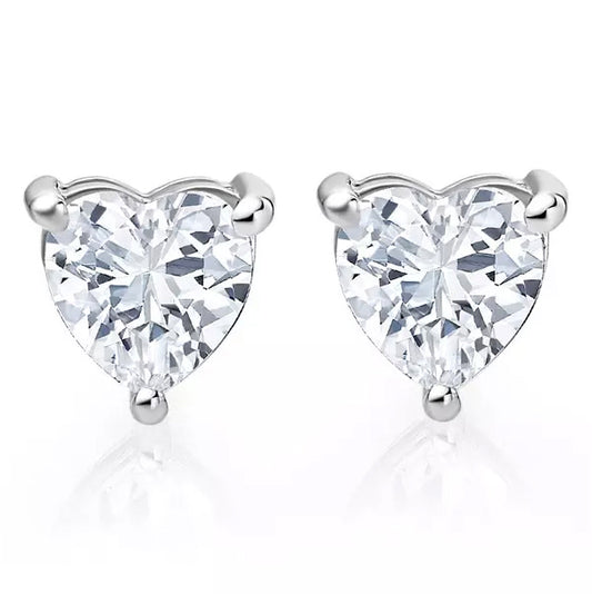 TIF64178208 three-prong heart-shaped diamond earrings