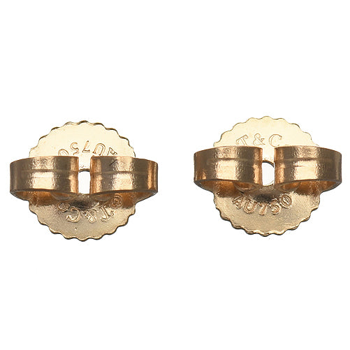 TIF35652664 light gold round bead earrings
