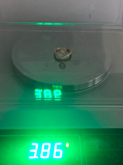 SM-081990水滴皇冠圆主钻戒指客版