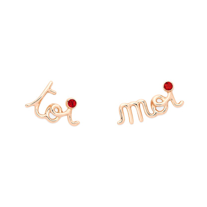 DA-JOUI95036 letter earrings
