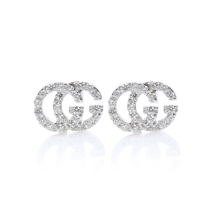 GC-481678 5x7mm双GG字母虎口耳环