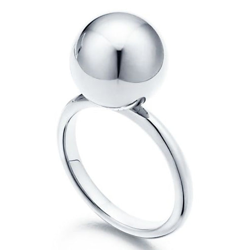 TIF33846524 light gold large ball ring 14#