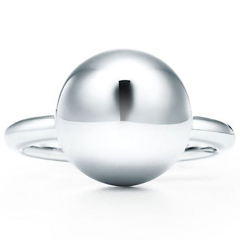 TIF33846524 light gold large ball ring 14#