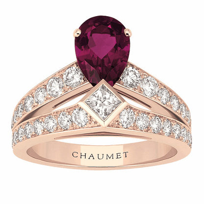 SM-081982 Waterdrop Diamond Crown Ring
