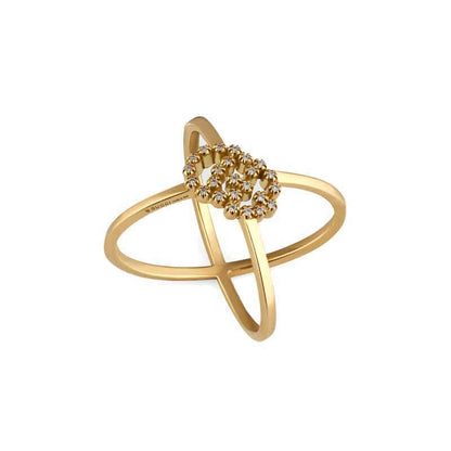 GC-582548 Cross Letter Ring