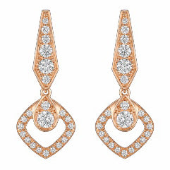 SM-082670 full diamond diamond earrings customer version