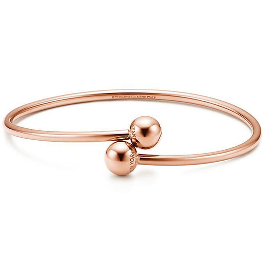 TIF59520525 small light gold ball wrap bracelet
