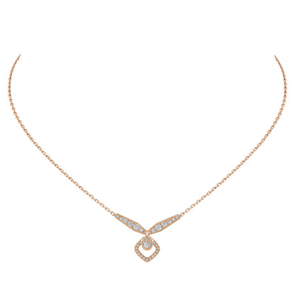 SM-082671 diamond-shaped tether pendant necklace