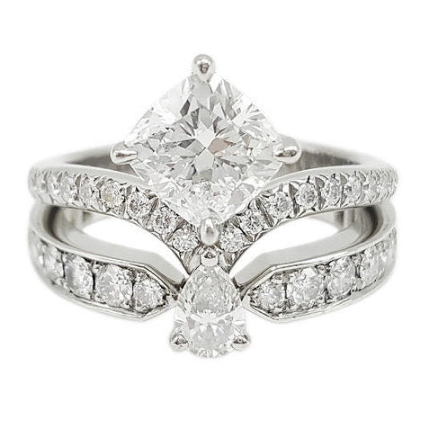 SM-J3MQ00 Crown Half Diamond Ring