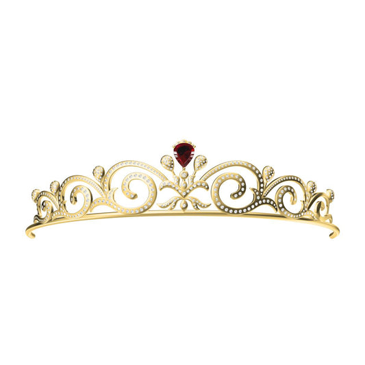 SM-529267 water drop color treasure retro crown