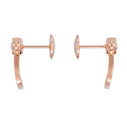 FLD-8B0234 medium size horse hoof stud earrings
