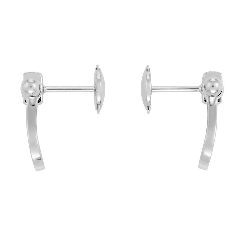 FLD-8B0234 medium size horse hoof stud earrings