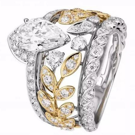 SM-741851 Water Drop Crown Ring