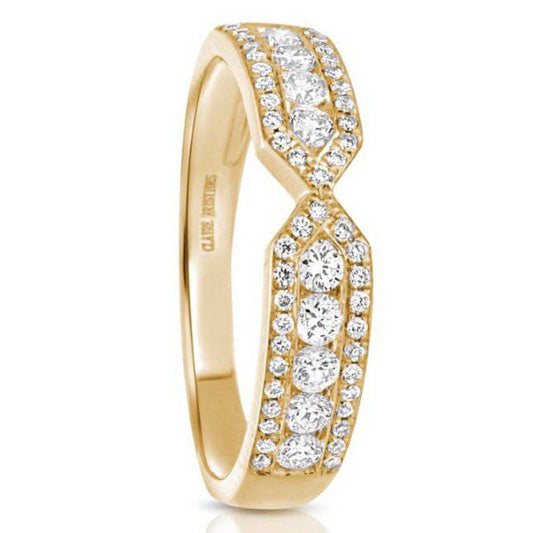 SM-248634 double pointed diamond ring