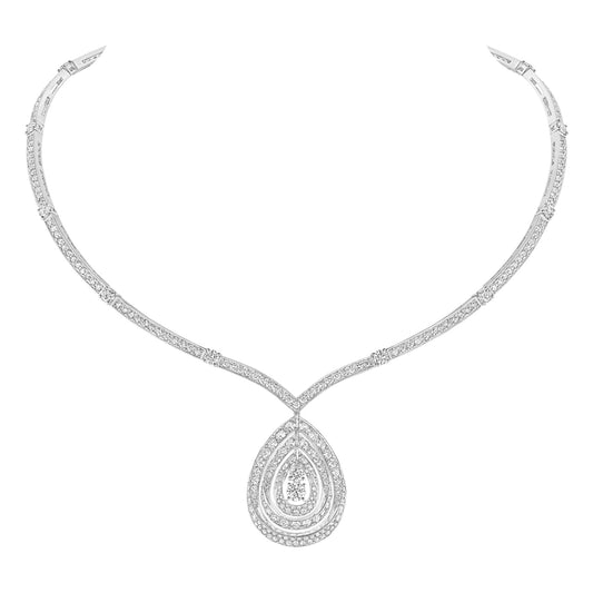 SM-082838水滴系列梨形项链（主石10.59x6.99x4.45mm）