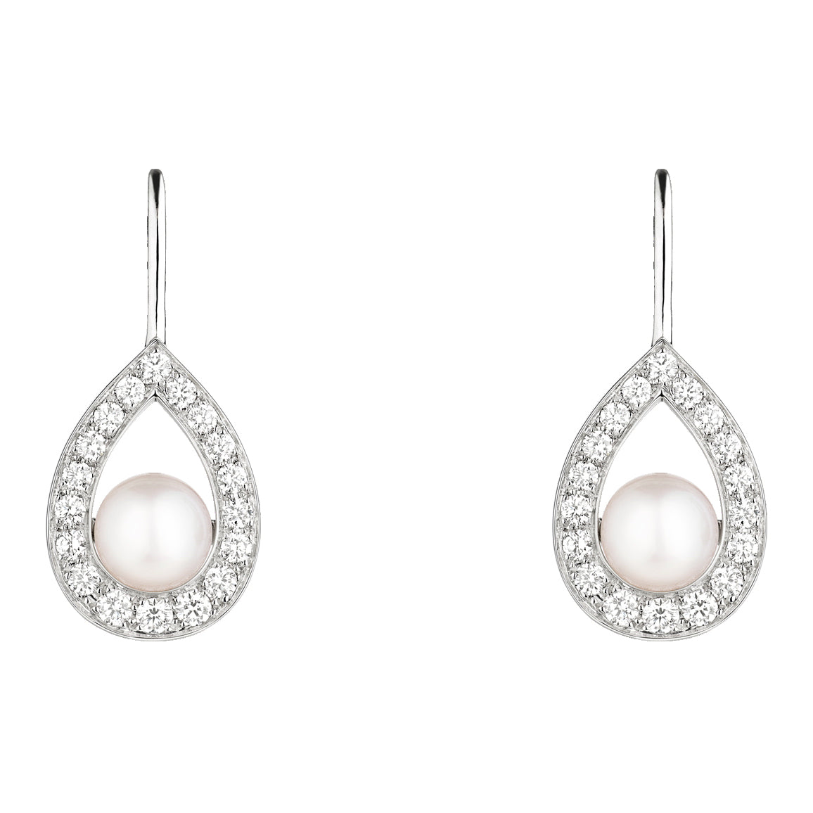 SM-083402 water drop pearl earrings