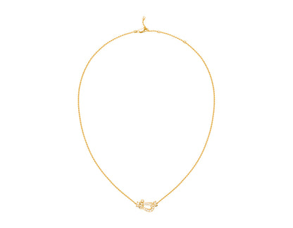 FLD-7B0233 medium size guest version fully studded bolt chain pendant necklace