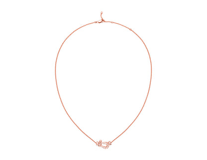 FLD-7B0233 medium size guest version fully studded bolt chain pendant necklace