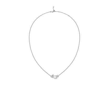 FLD-7B0233 medium size guest version fully studded bolt chain pendant necklace