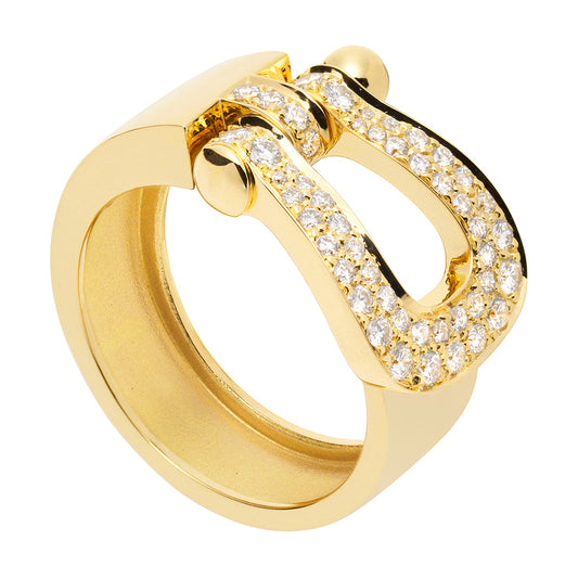 FLD-4B0351 Horseshoe style, large size, half inlaid