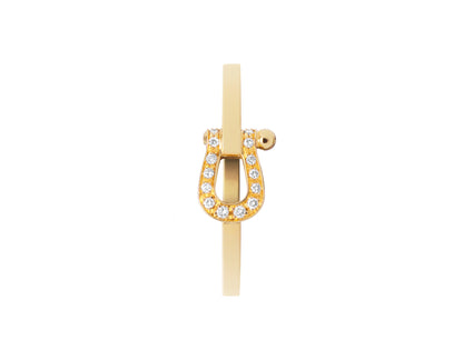 FLD-4B0440 small half diamond ring