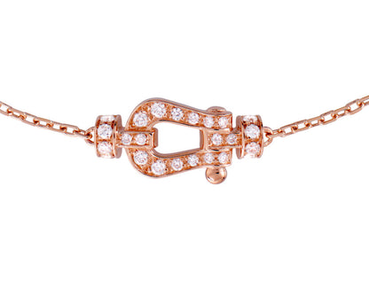 FLD-6B0223 small full diamond horseshoe bracelet customer version
