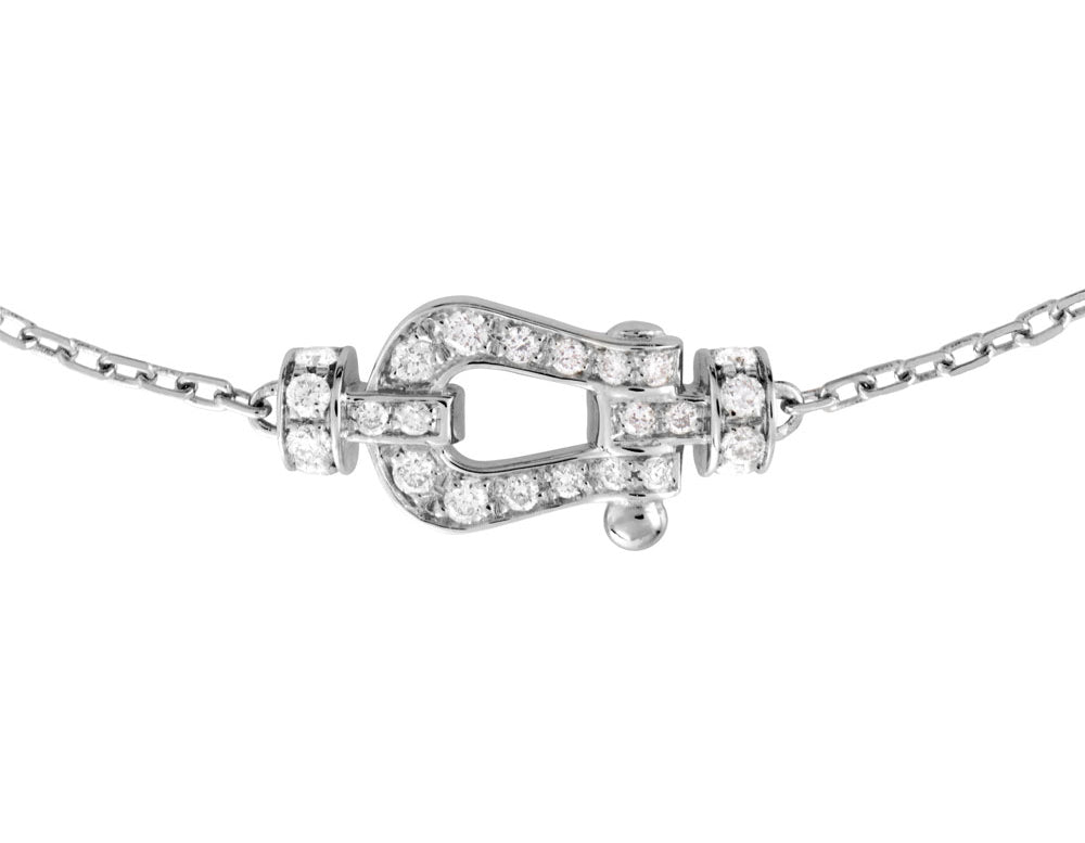 FLD-6B0223 small full diamond horseshoe bracelet customer version