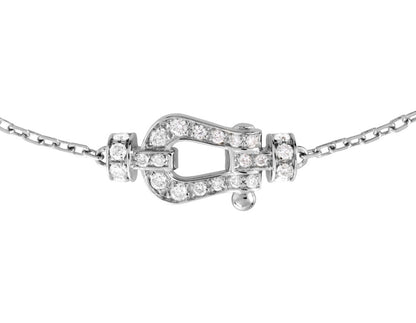 FLD-6B0223 small full diamond horseshoe bracelet customer version