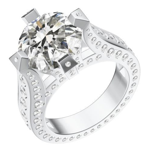 SM-174605 three card diamond ring