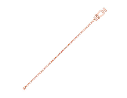 FLD-0B0073-6B0431 Half Diamond Medium Horseshoe Bracelet Customer Version