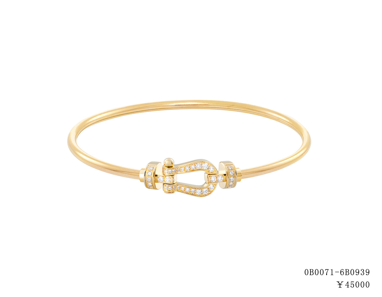FLD-0B0077-6B0941 medium hollow tube full diamond bracelet