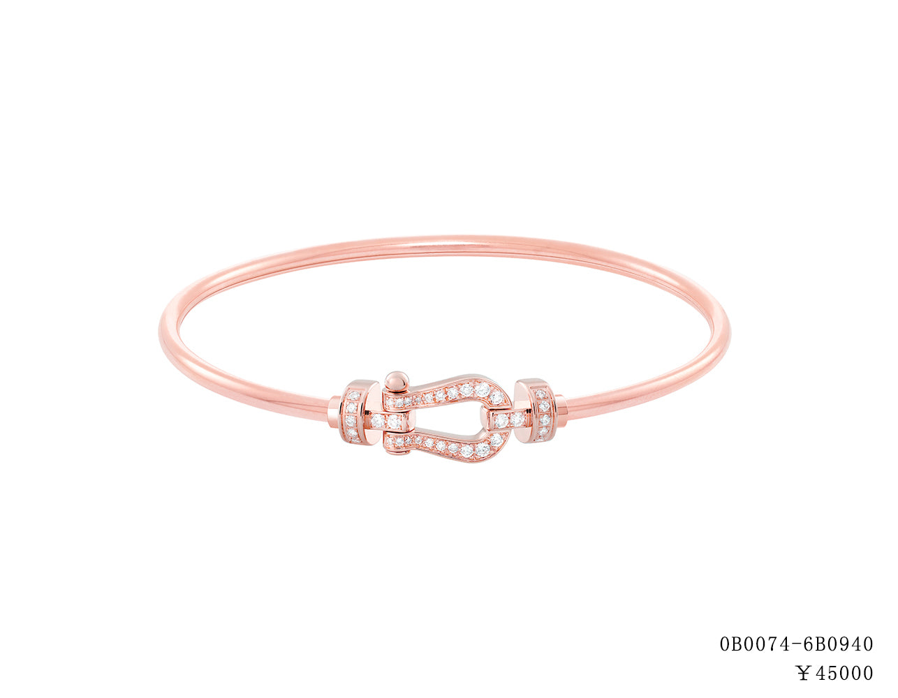 FLD-0B0077-6B0941 medium hollow tube full diamond bracelet