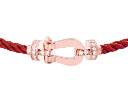 FLD-0B0073-6B0319 Horseshoe Half Diamond Medium Bracelet Customer Version