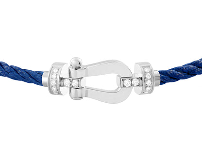 FLD-0B0073-6B0319 Horseshoe Half Diamond Medium Bracelet Customer Version