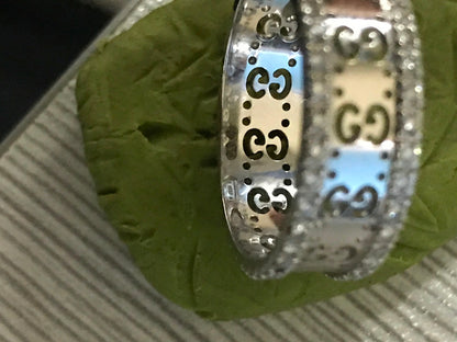 GC-326953宽7.2mm双G镂空凹形臂戒指客版